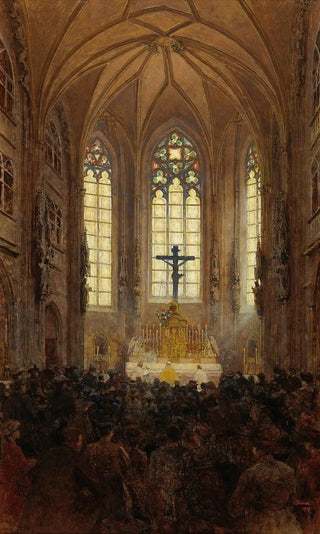 Jindich Tomec - Solemn Mass in the Hofburg chapel.webp