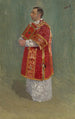 Figur af klosterbror - Joža Uprka — visning af kunstværket