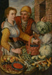 Vendeuse de légumes - Joachim Beuckelaer — visning af kunstværket
