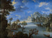 Landskab ved søbredden - Joachim Patinier — visning af kunstværket