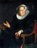 Portrait af Christina Wtewael Van Halen - Joachim Wtewael — visning af kunstværket
