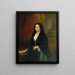 Portrait de Mme Espalter - Joaquim Espalter — indrammet kunstværk på væggen