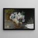 hvide roser - Joaquín Sorolla — indrammet kunstværk på væggen