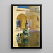 Étang de Charles V Alcazar Sevilla - Joaquín Sorolla — indrammet kunstværk på væggen