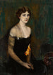Portrait af Mme Orville E Babcock - Joaquín Sorolla — visning af kunstværket