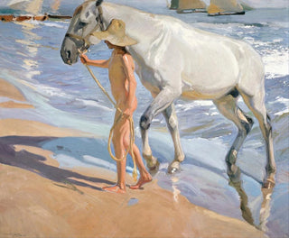 Joaqun Sorolla - The Horses Bath.webp