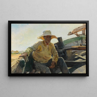 Joaqun Sorolla - Viejo pescador en una barca.webp