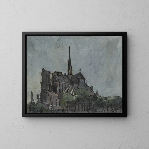 Notre-Dame - Joaquín Torres-García — indrammet kunstværk på væggen