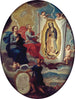 Le Père Éternel malende Jomfru Maria af Guadalupe - Joaquín Villegas — visning af kunstværket