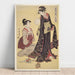 Reproduktion af maleriet Jôbon no zu - Billedet af den øverste klasse - Kitagawa Utamaro