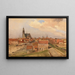 Vue de Maassluis - Johan Barthold Jongkind — indrammet kunstværk på væggen