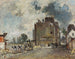 Johan Barthold Jongkind - Nedrivningsarbejde på Rue des Francs-Bourgeois Saint-Marcel — visning af kunstværket
