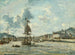 Johan Barthold Jongkind | Entrée du port de Honfleur Maleri — visning af kunstværket