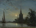 L'église d'Overschie - Johan Barthold Jongkind — visning af kunstværket
