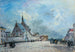La place de l'église - Johan Barthold Jongkind — visning af kunstværket