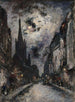 La Rue Saint-Séverin actuel 5e arrondissement - Johan Barthold Jongkind — visning af kunstværket