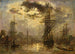 Les moulins de Rotterdam - Johan Barthold Jongkind — visning af kunstværket