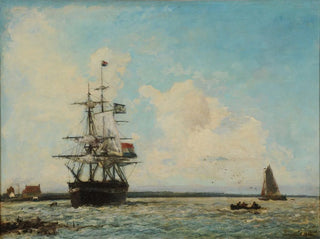 Le Grand Canal de Dordrecht - Johan Barthold Jongkind — visning af kunstværket