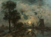 Moulins au clair de lune à Schiedam - Johan Barthold Jongkind — visning af kunstværket