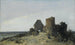 Ruines du château de Rosemont - Johan Barthold Jongkind — visning af kunstværket