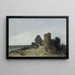 Ruines du château de Rosemont - Johan Barthold Jongkind — indrammet kunstværk på væggen