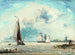 Bateaux à voile sur la Meuse - Johan Barthold Jongkind — visning af kunstværket