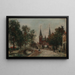 Scène à Delft - Johan Barthold Jongkind — indrammet kunstværk på væggen