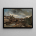 Le Pont Neuf - Johan Barthold Jongkind — indrammet kunstværk på væggen