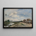 La Seine à Bas-Meudon - Johan Barthold Jongkind — indrammet kunstværk på væggen