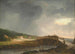 "Le pont sur la rivière Tryggevælde med udsigt over Køge, Zealanden" af Johan Christian Dahl — visning af kunstværket