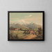 Vue de la route entre Buitenzorg et Preanger Den store vej fra Buitenzorg mod Preanger-provinsen - Johan Conrad Greive — indrammet kunstværk på væggen