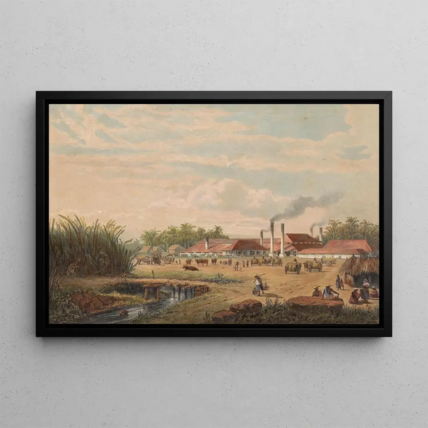 Johan Conrad Greive - Pangkafabriek nabij Tegal op MiddenJava Suikerfabriek Pangka.webp