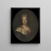 Prinzessin Sofia Charlotte - Johan David Swartz — indrammet kunstværk på væggen