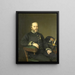 Gerard Johan Verloren van Themaat 1809-90 Medlem af den provinsielle råd i Utrecht - Johan Heinrich Neuman — indrammet kunstværk på væggen