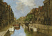 Le Spuiwater og Delftsche Vaart, Rotterdam - Johan Hendrik van Mastenbroek — visning af kunstværket