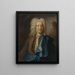 Jonas Alströmer 1685-1761 chef for divisionen i det svenske nationale råd for industriel handel - Johan Henrik Scheffel — indrammet kunstværk på væggen