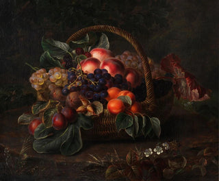 Johan Laurentz Jensen - Stillleben mit Frchtekorb.webp