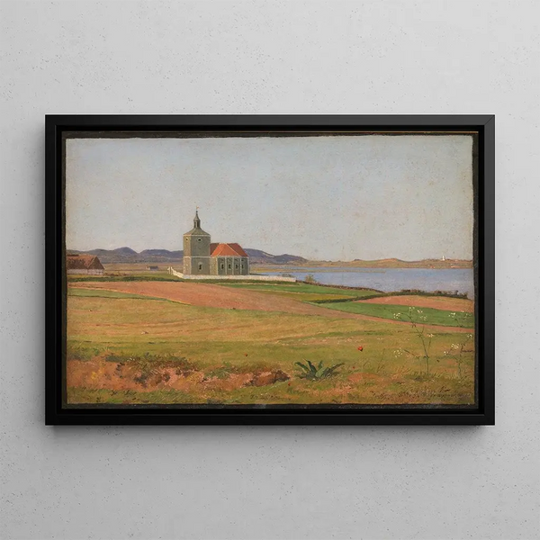 Johan Thomas Lundbye - Vinderd Church near Frederiksvrk.webp