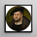 Johann le Constant, Elector af Sachsen - Lucas Cranach den Ældre — indrammet kunstværk på væggen