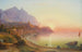 Vue de la côte italienne probablement Capri - Johann Rudolf Buhlmann — visning af kunstværket