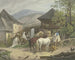 et savværk og et melmølle i Stickelberger-dalen nær Wiener Neustadt ved den ungarske grænse - Johann Adam Klein — visning af kunstværket