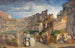 Capuchin prædikenen ved Colosseum i Rom - Johann Anton Ramboux — visning af kunstværket