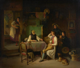 La diseuse de bonne aventure - Johann Baptist Kirner — visning af kunstværket