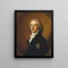 Kong Gustaf IV Adolf - Johann Baptist von Lampi den Ældre — indrammet kunstværk på væggen