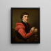 Portrait de Paweł Grabowski 1759-1794 - Johann Baptist von Lampi l'Ancien — indrammet kunstværk på væggen