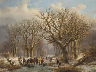Johann Bernhard Klombeck - A winter landscape.webp