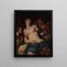 Cleopatra - Johann Carl Loth — indrammet kunstværk på væggen