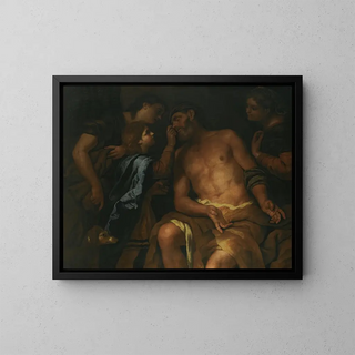 Johann Carl Loth - The Curing Of Tobits Blindness.webp