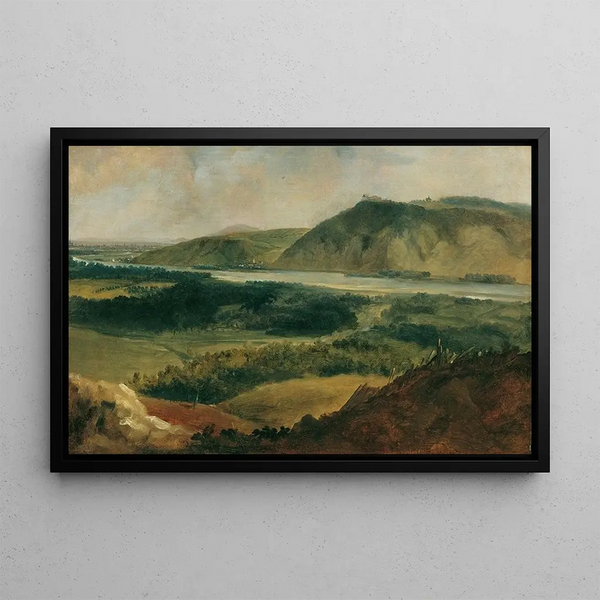 Johann Christian Brand - Donaulandschaft vom Bisamberg aus gesehen.webp
