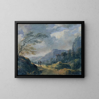 Johann Christian Brand - Kleine Gebirgslandschaft.webp